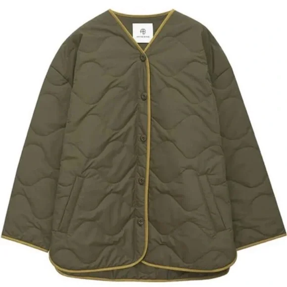 Anine Bing Paddington quilted coat - Picture 3 of 16